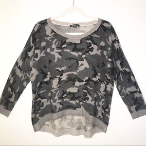 Cashmere blend camo sweater